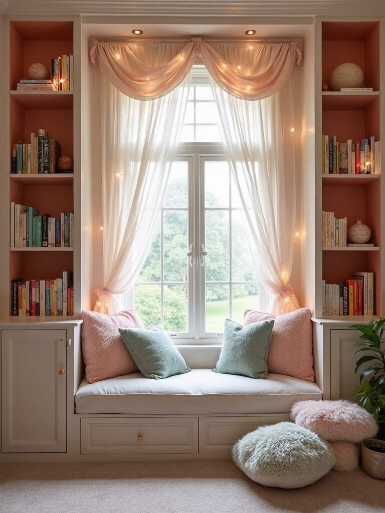cozy enchanted book corner