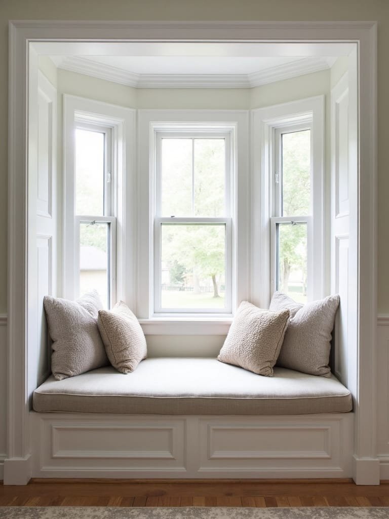 cozy integrated seating spaces