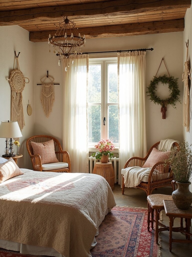 cozy rustic bohemian countryside retreat
