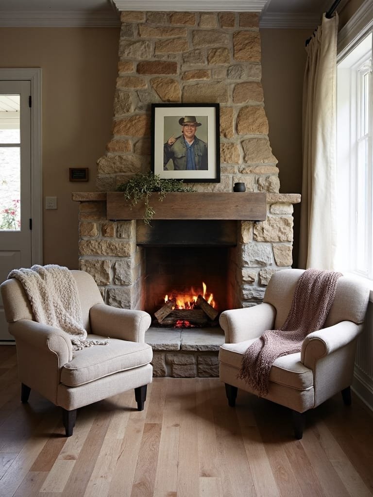 cozy seating arrangements created