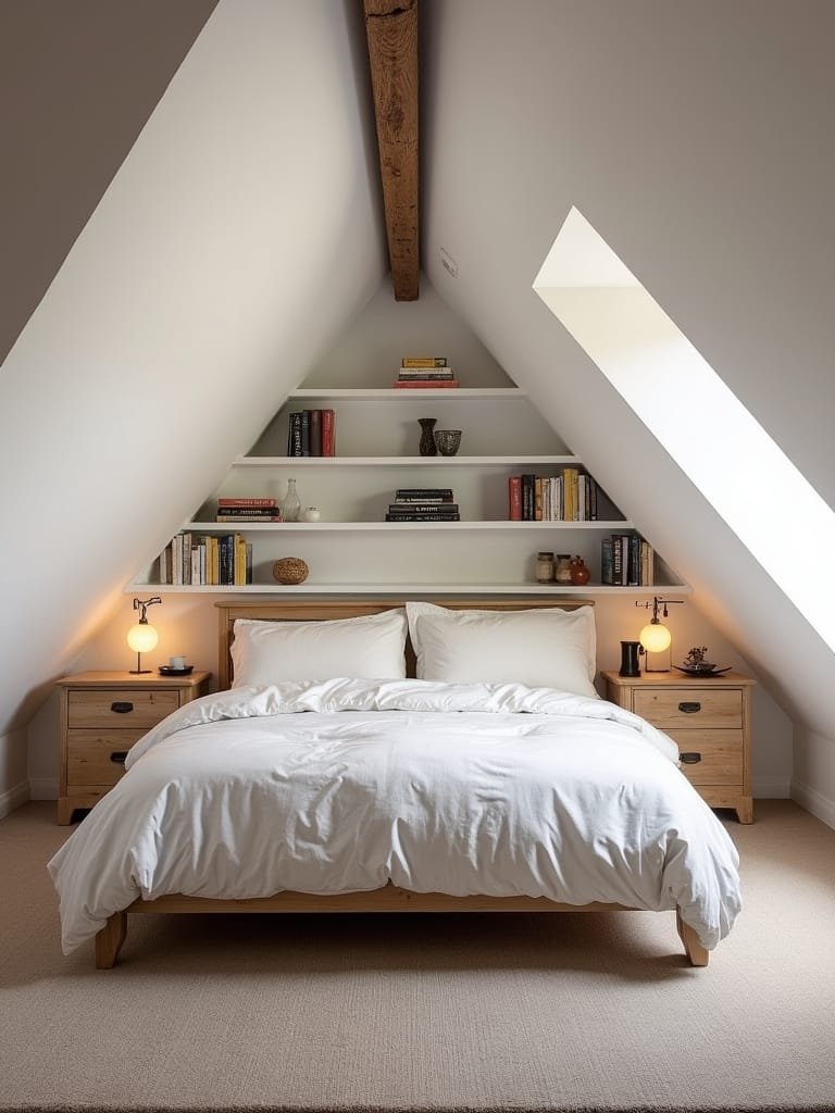 cozy sloped ceiling bedrooms