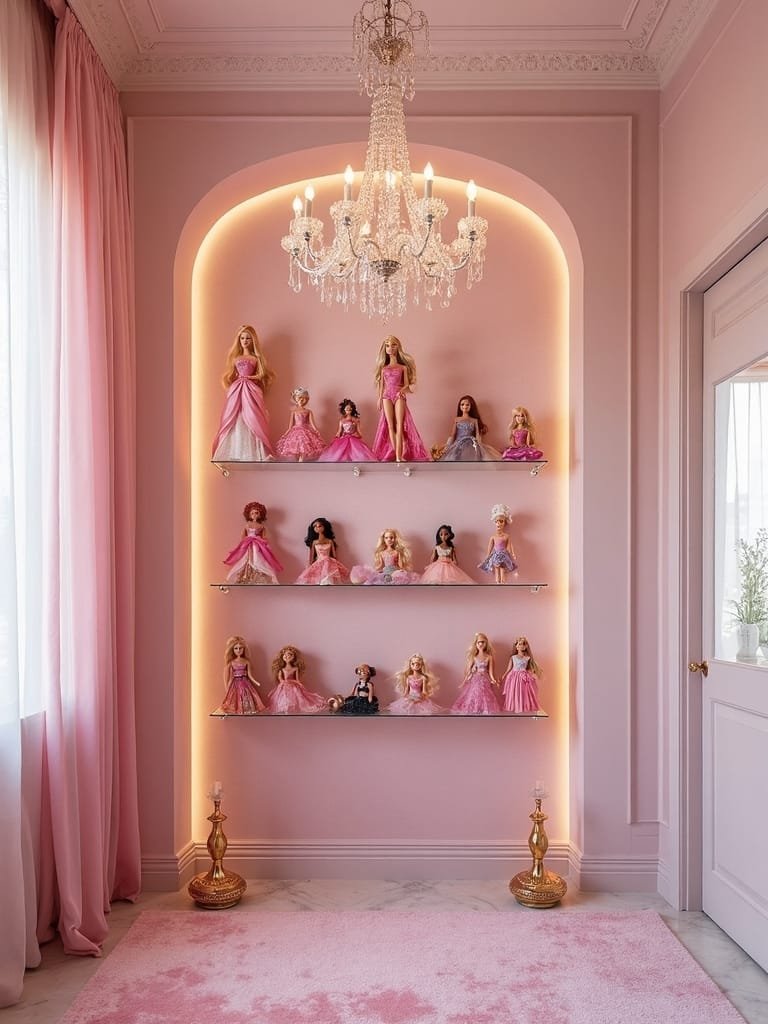 creative barbie showcase ideas