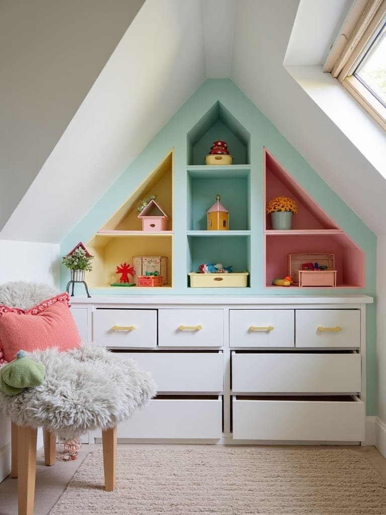 creative storage for odd spaces