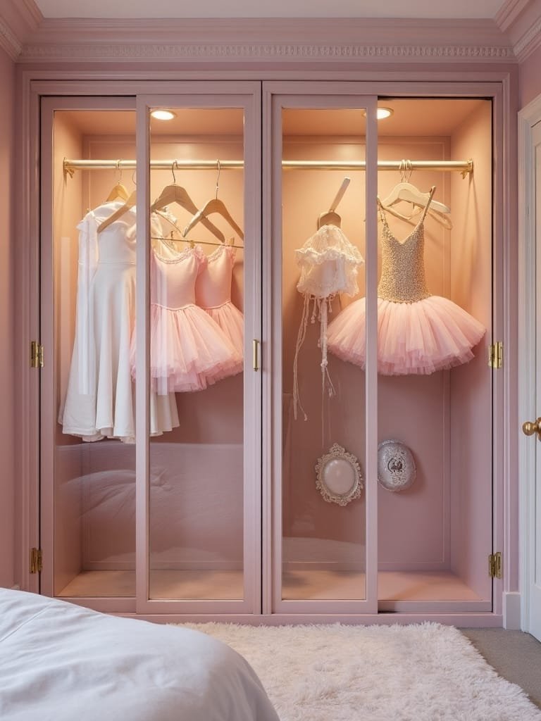 dance costume showcase area