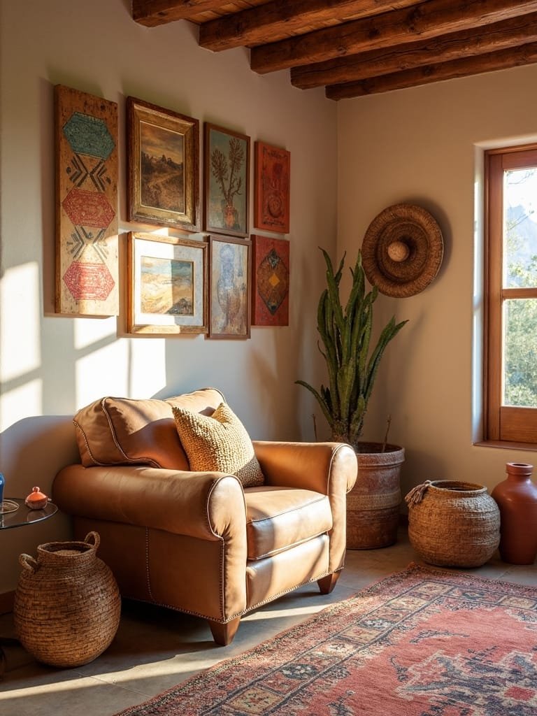 desert themed artistic wall decor