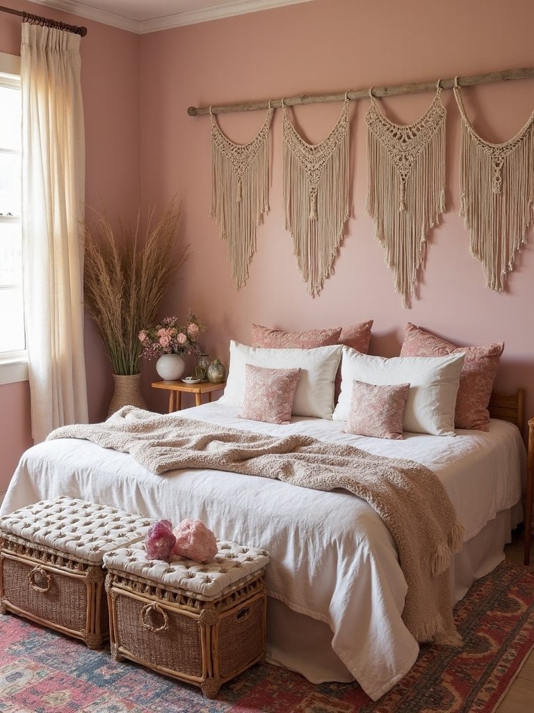 dreamy bohemian bedroom transformation