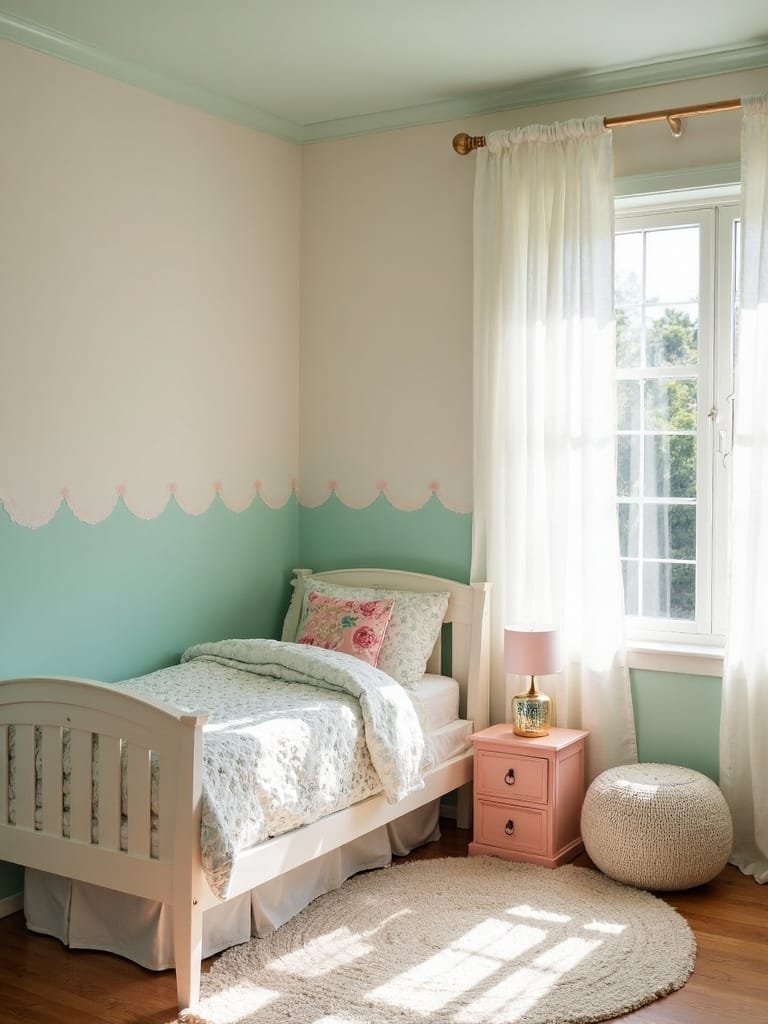 dreamy scalloped borders design