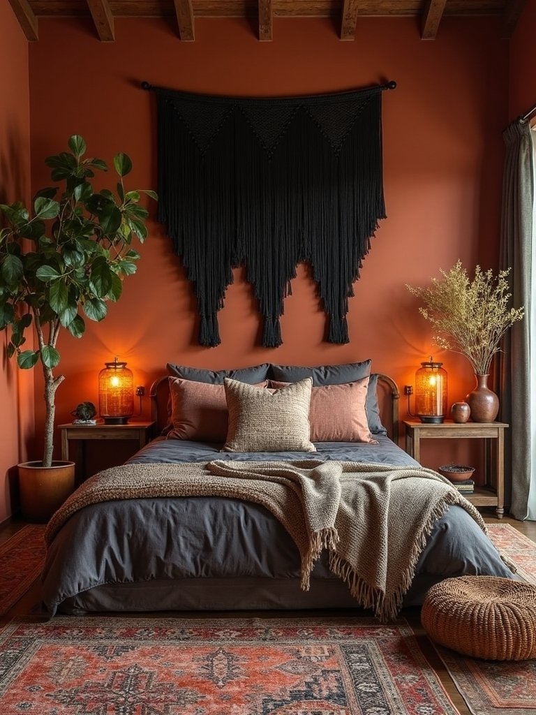 earthy boho textured mysterious