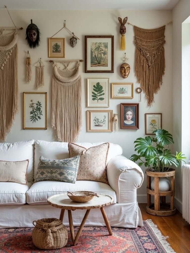 eclectic art display ideas