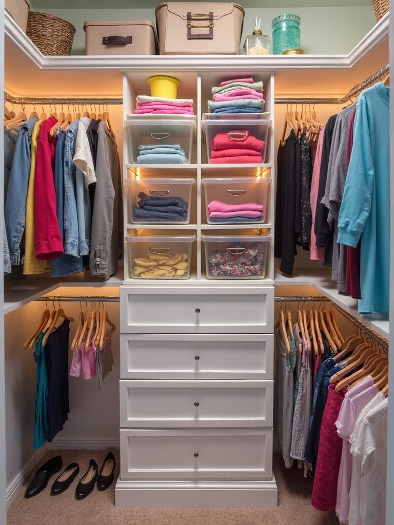 efficient closet space management