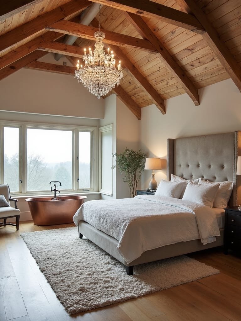 elegant attic living spaces