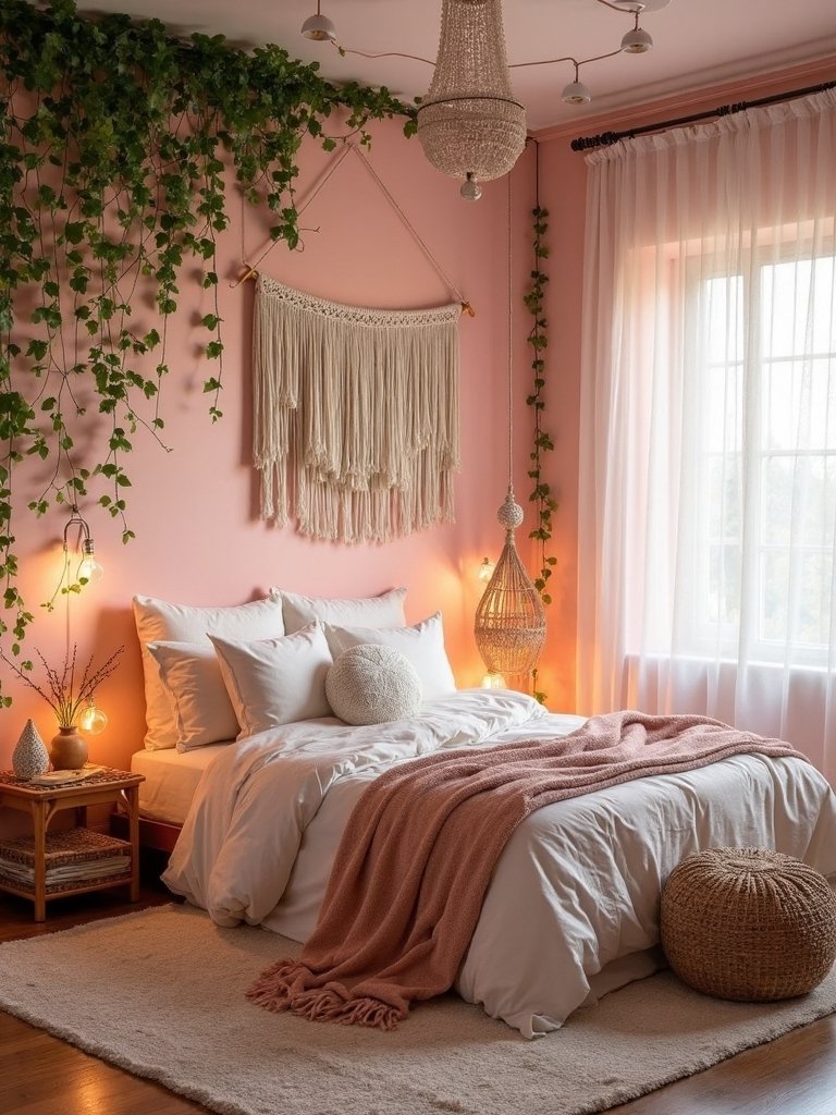 enchanting boho oasis bedroom statement