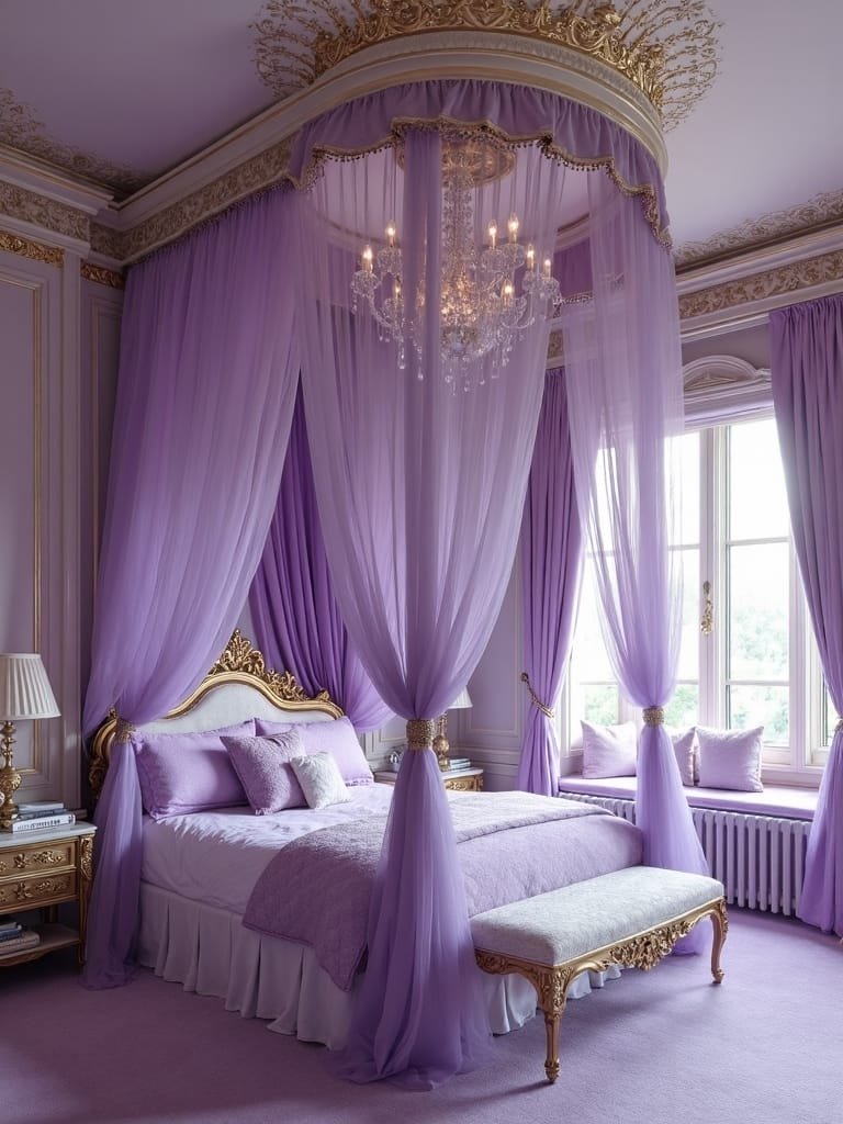 enchanting lavender castle design