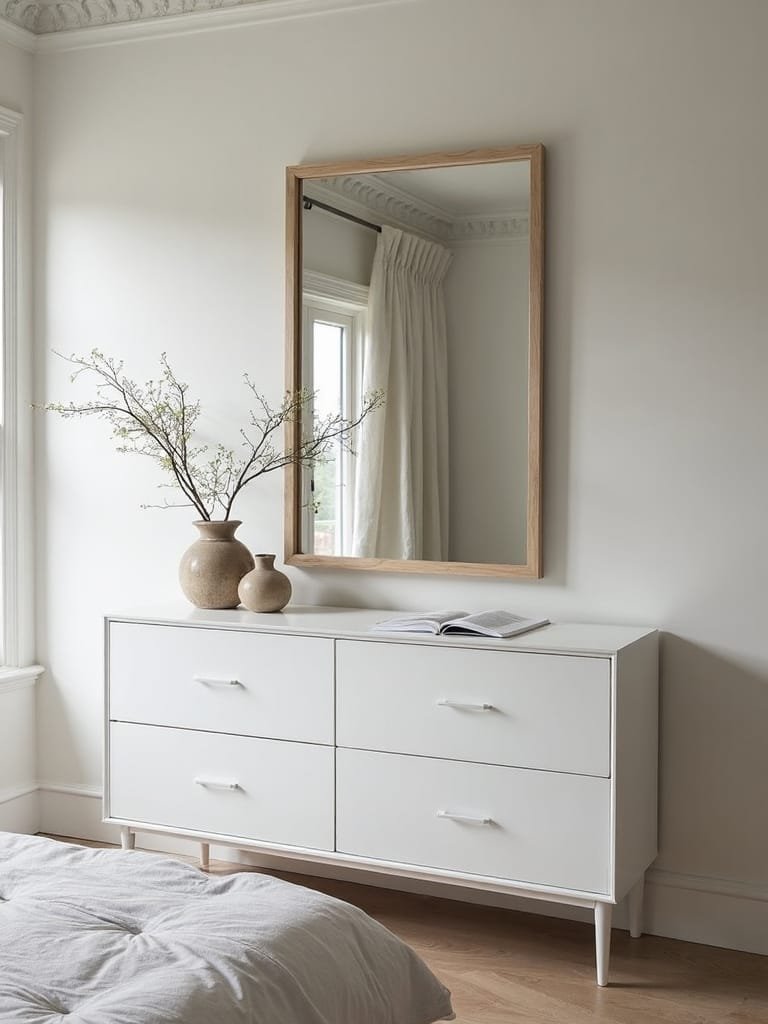 enhance depth with mirrors