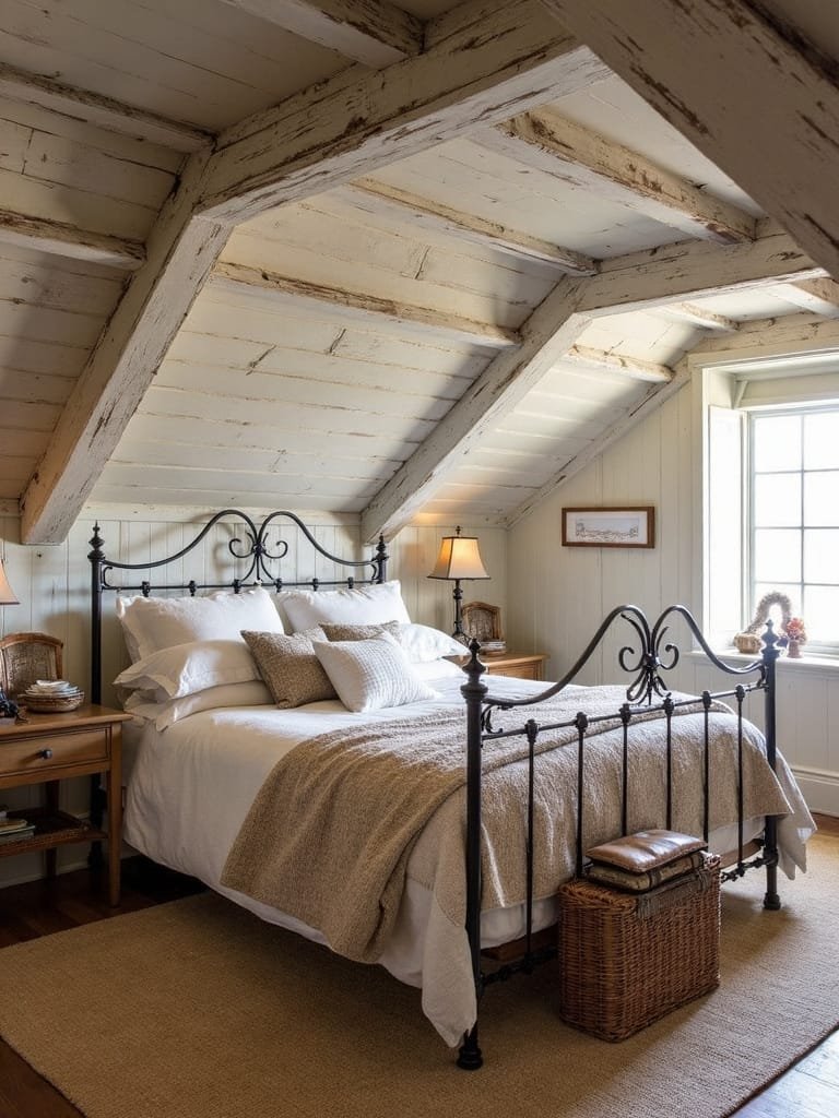 exposed beams rustic charm