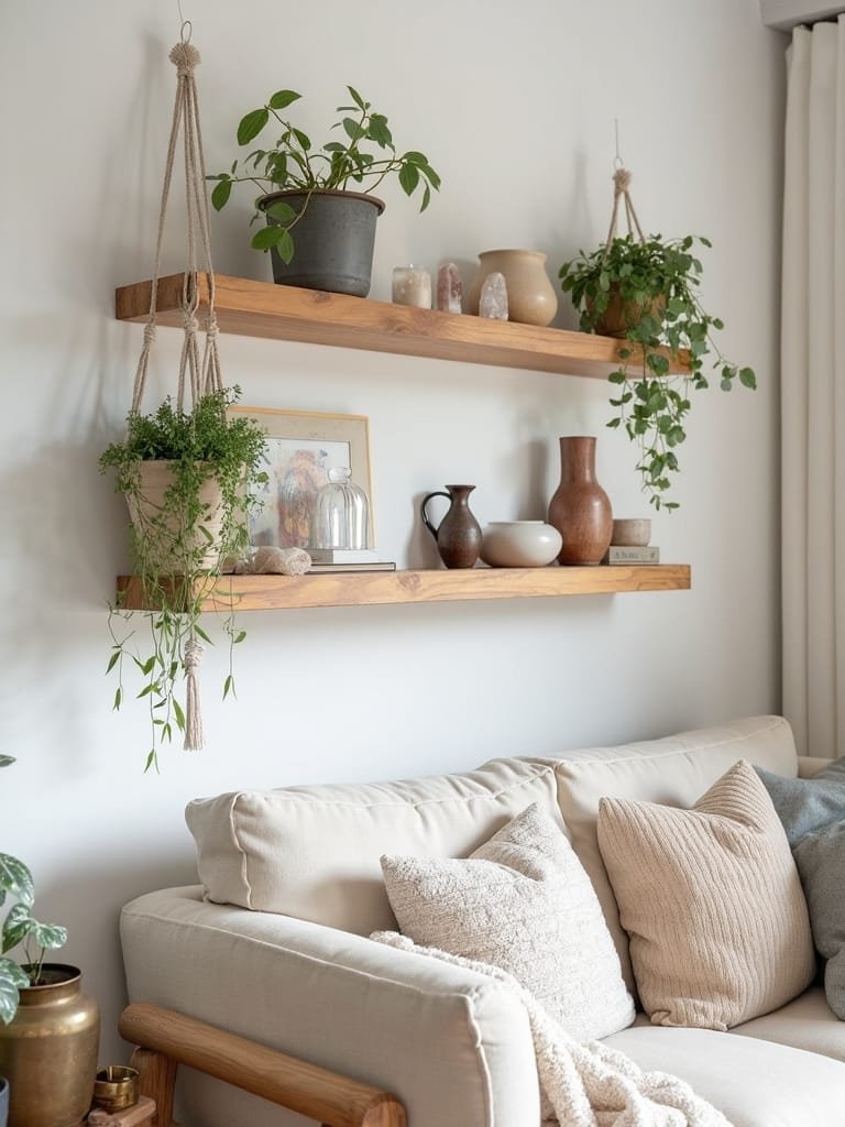 floating shelves for decor