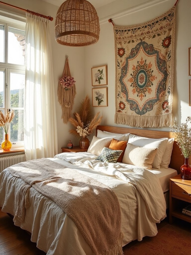 floral bohemian design atmosphere