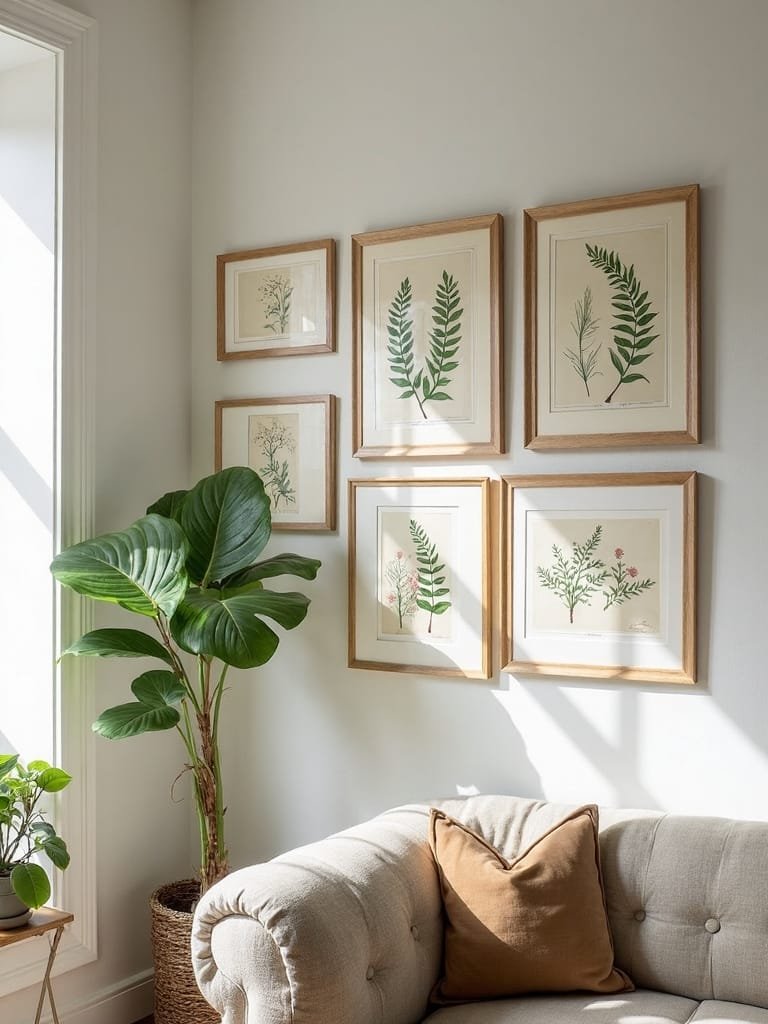 floral themed artistic groupings