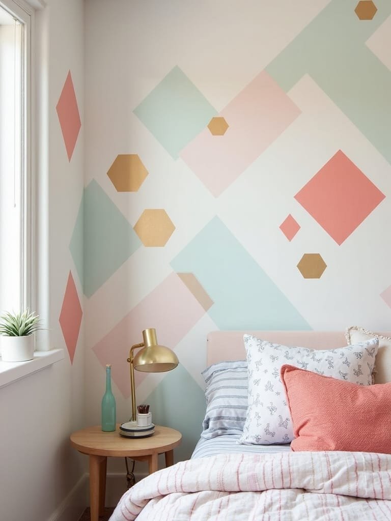 geometric designs on tape