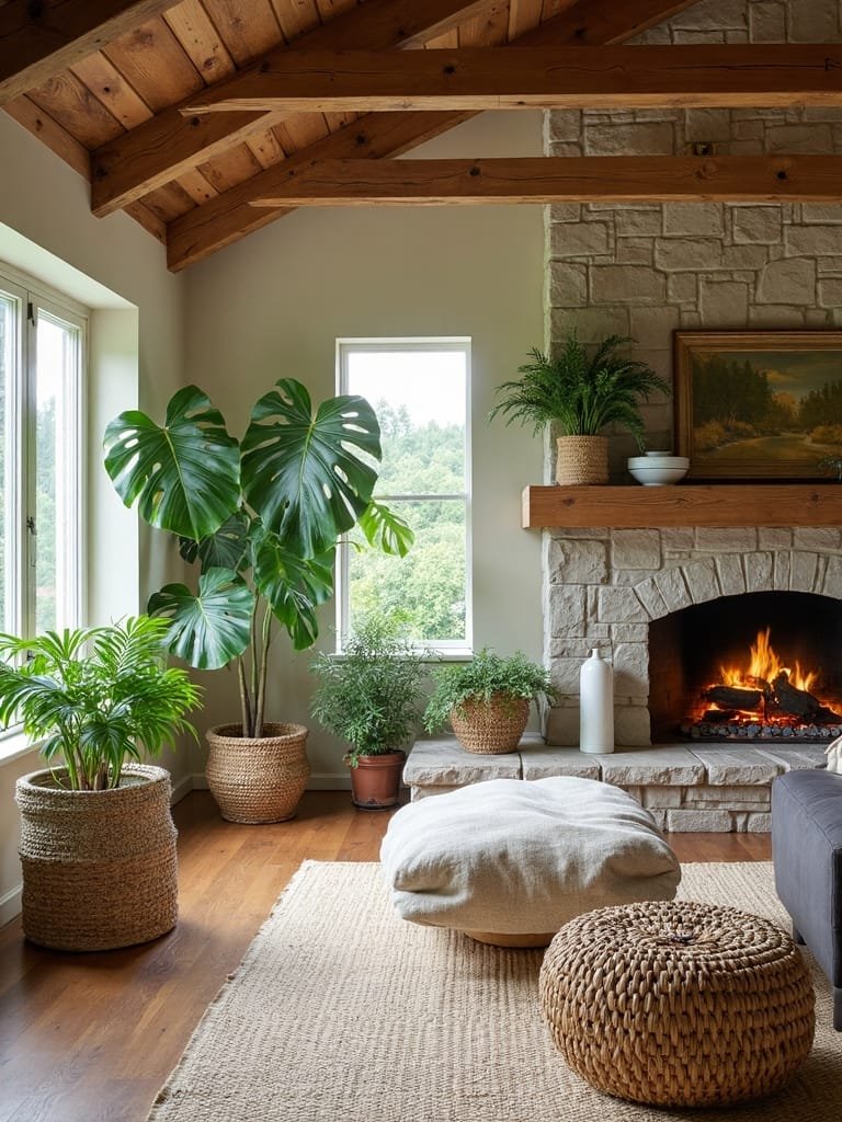 greenery and organic textures