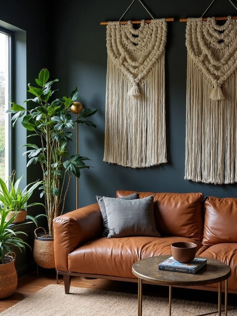 handcrafted woven wall decor