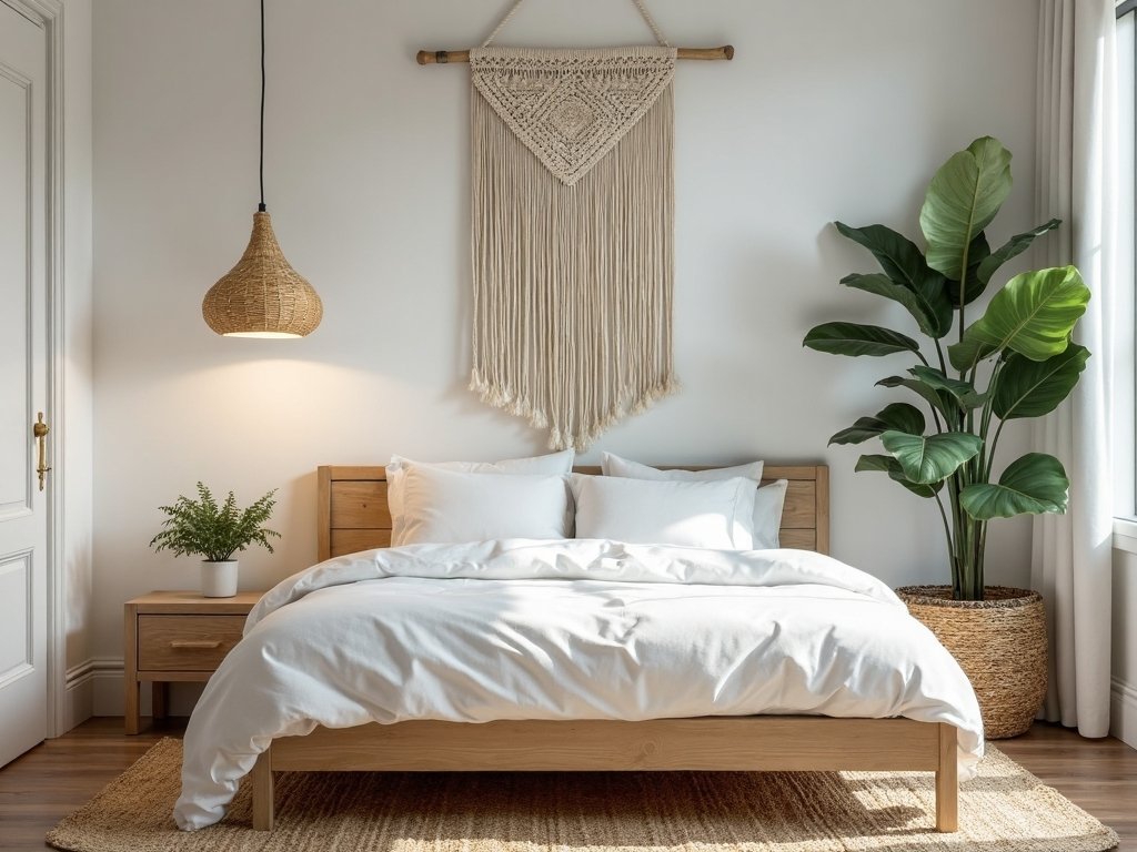 harmonious modern boho minimalism