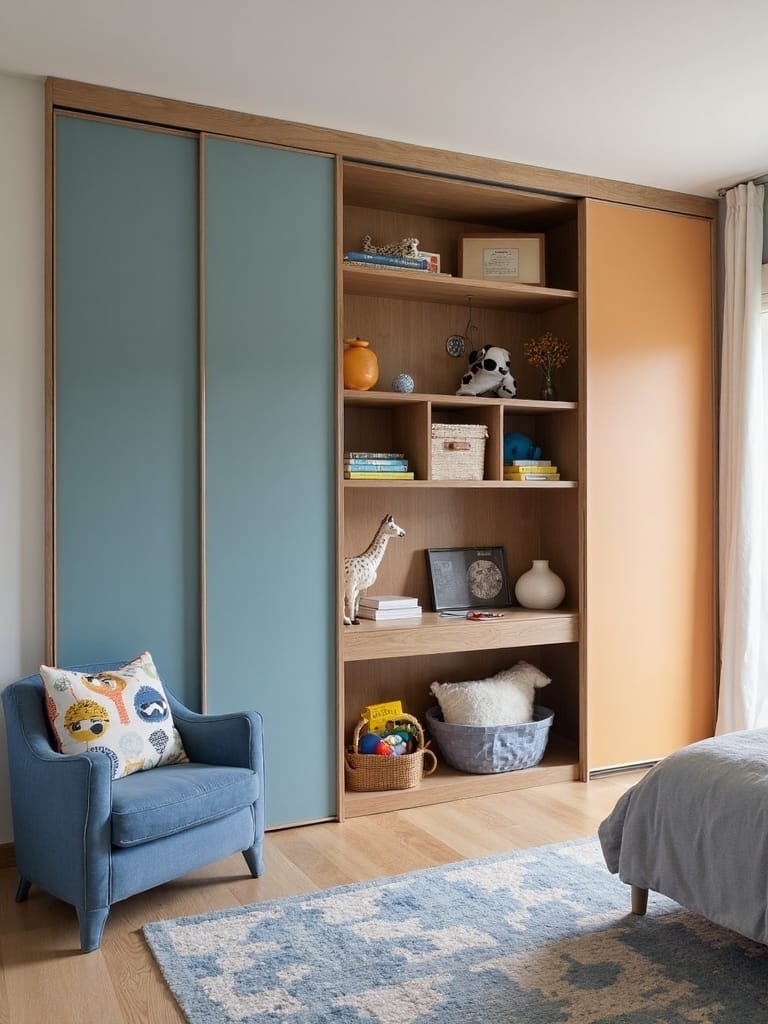 hidden compartment behind panels