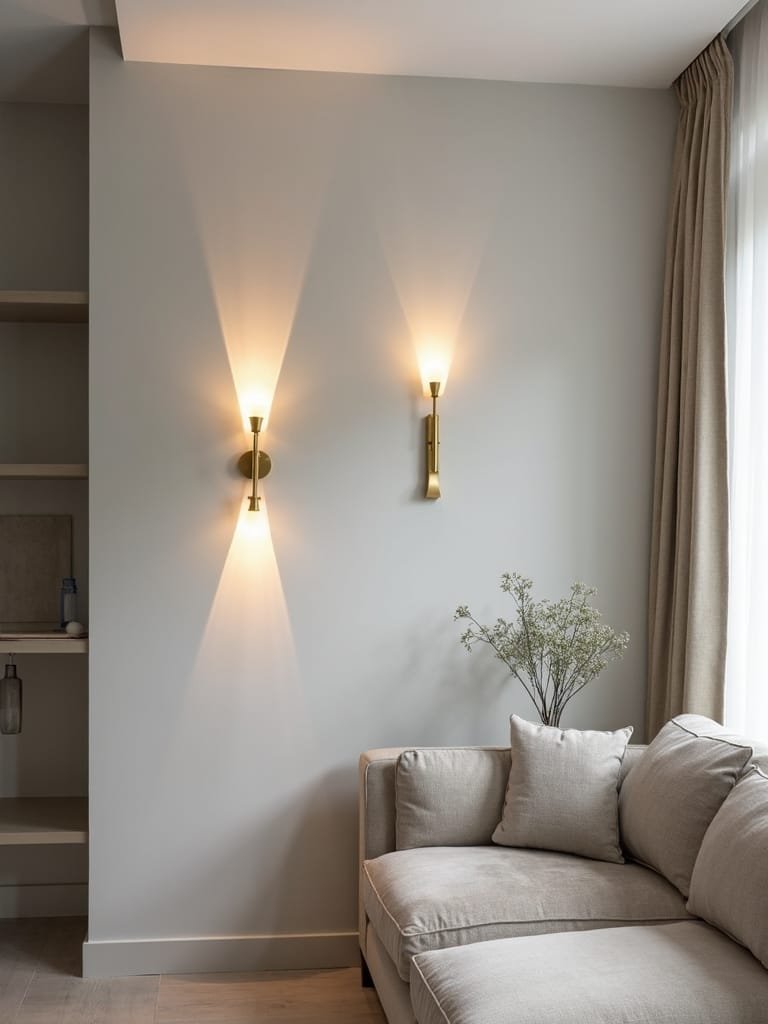 install wall mounted lights