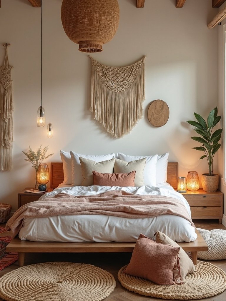 intimate grounded vertical tranquil boho sanctuary