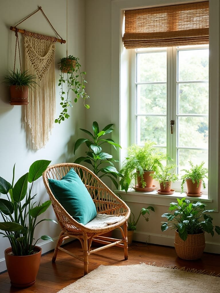 inviting corner for reading