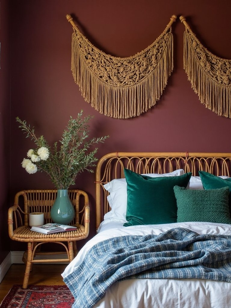 jewel toned boho color harmony