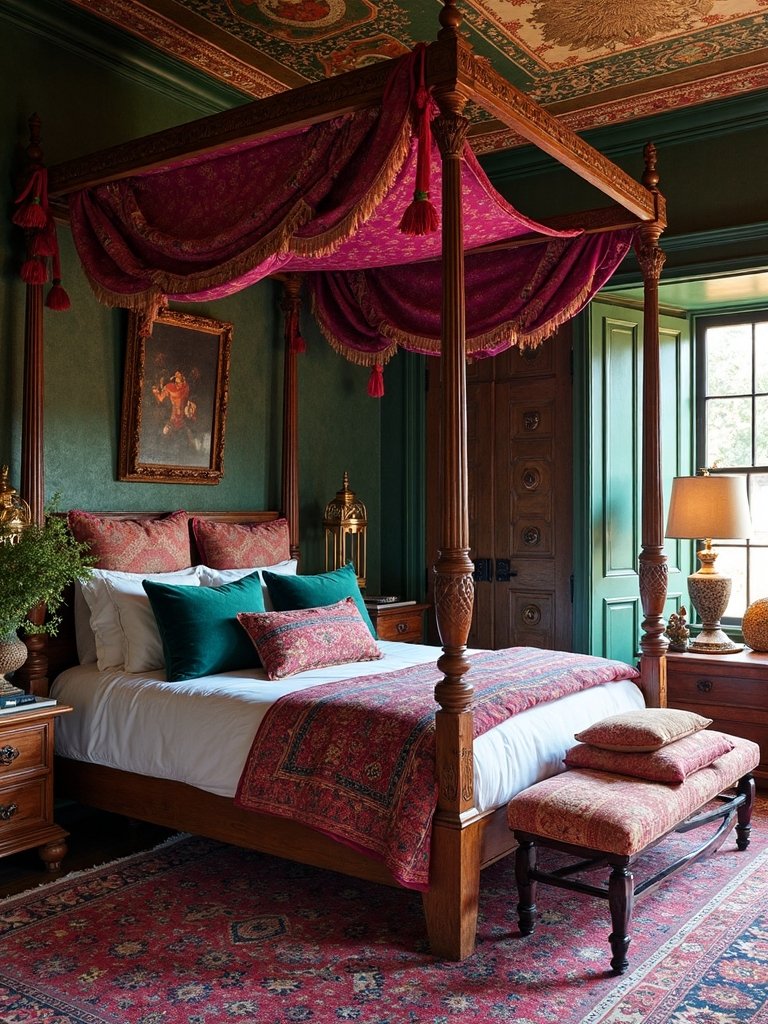 jewel toned metallic velvet distressed