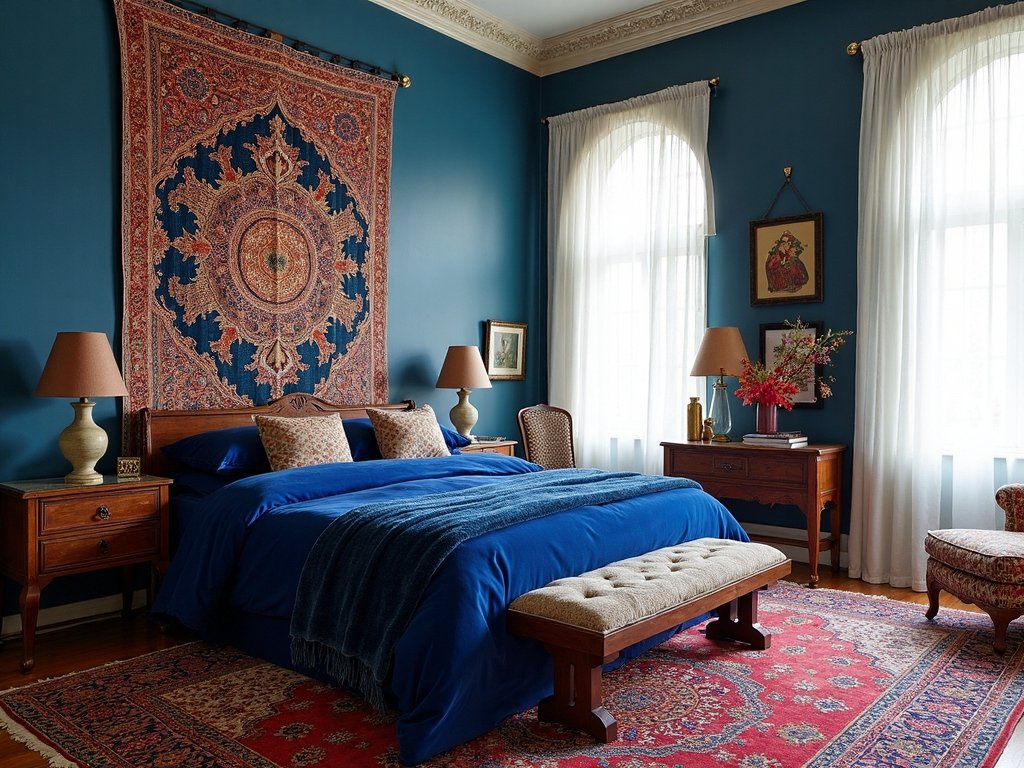 jewel toned royal bohemian retreat