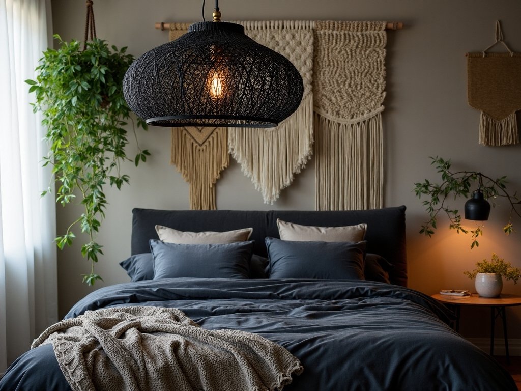 layered lighting boho ambiance statement