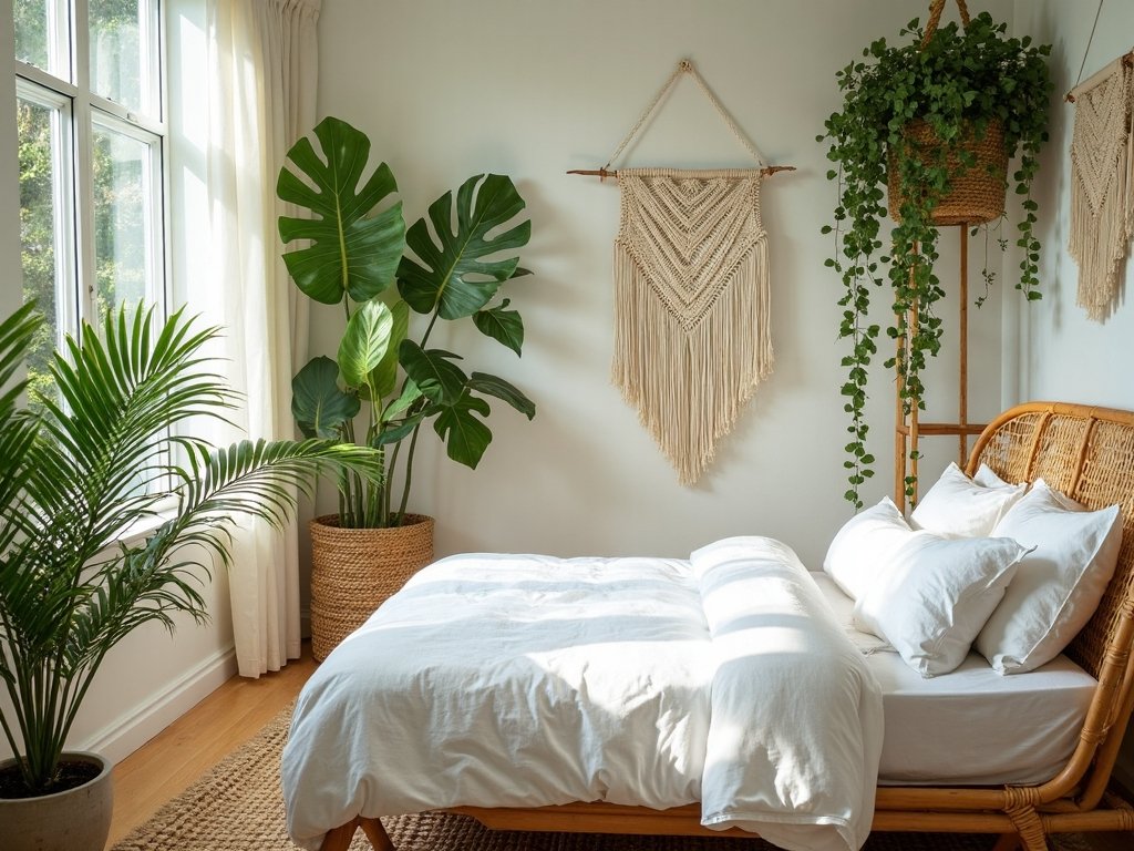 lush tropical boho beach sanctuary