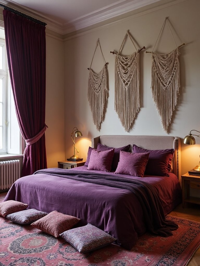 luxe boho plum sanctuary