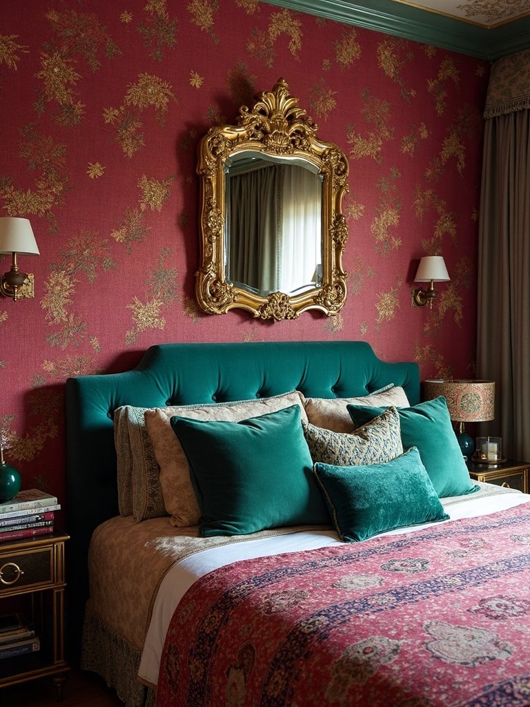 luxurious bohemian jewel toned sophistication