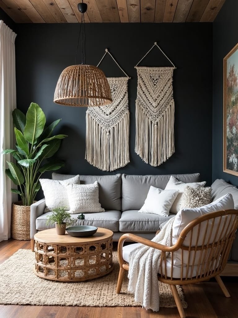 macram with contemporary accents