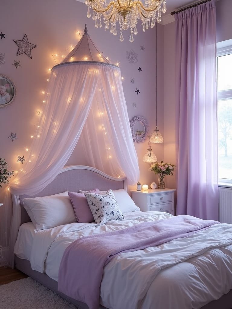 magical shimmering dust space