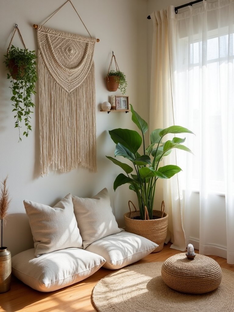 meditative sanctuary within quiet nook