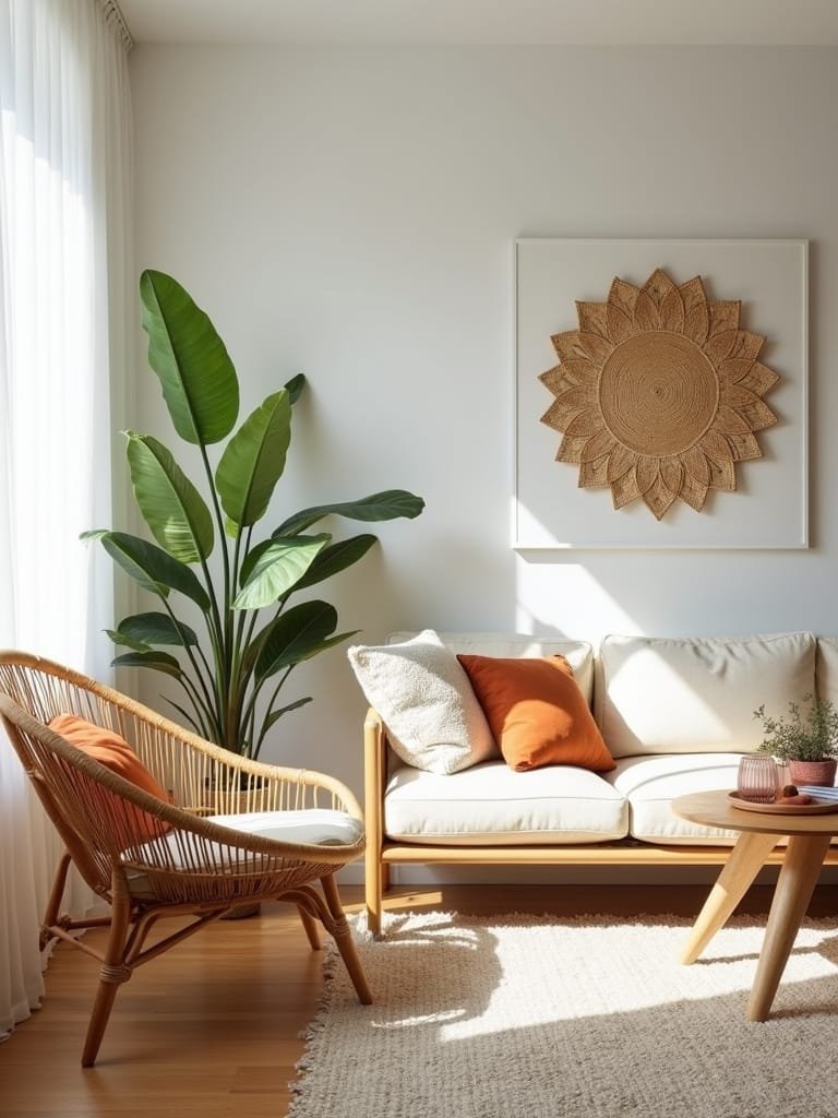 minimalist warm boho decor