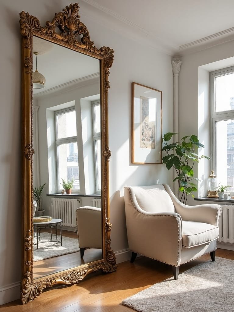 mirrors expand perceived space