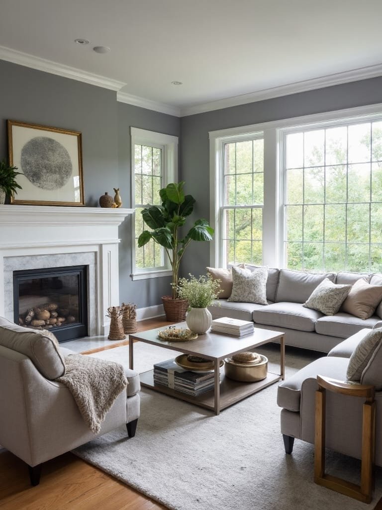 modern metallic aesthetic style