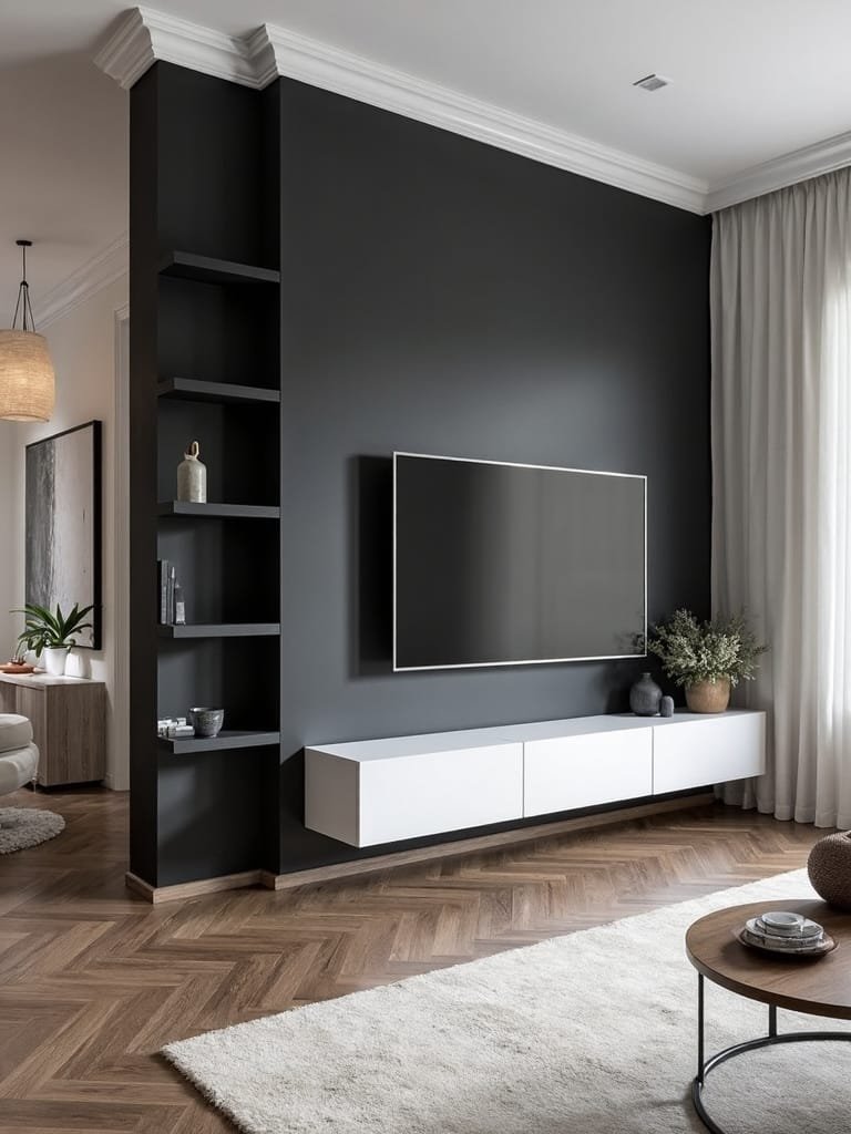 monochrome geometric design style