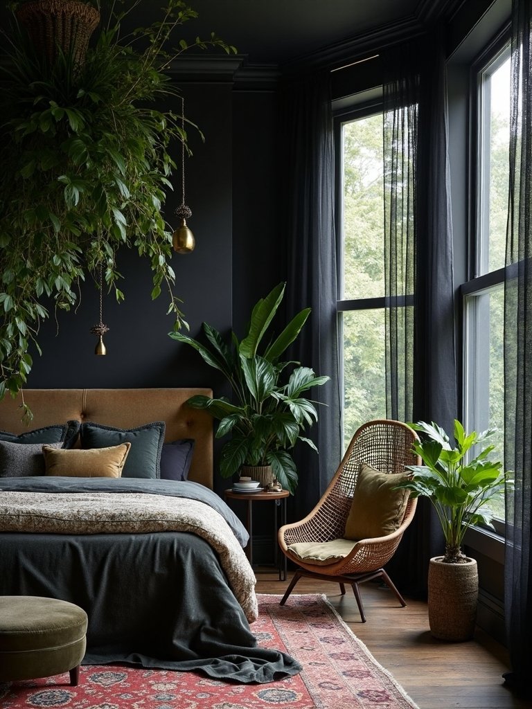 moody botanical gothic sanctuary