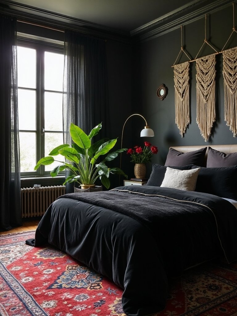 moody dramatic bohemian eclectic