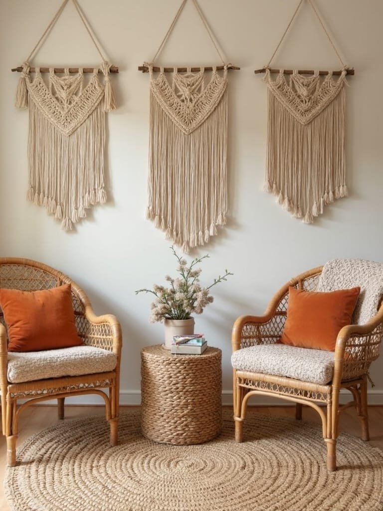 natural fabrics and textures