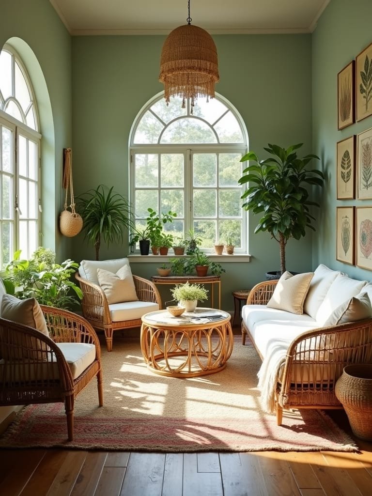 nature inspired living room decor