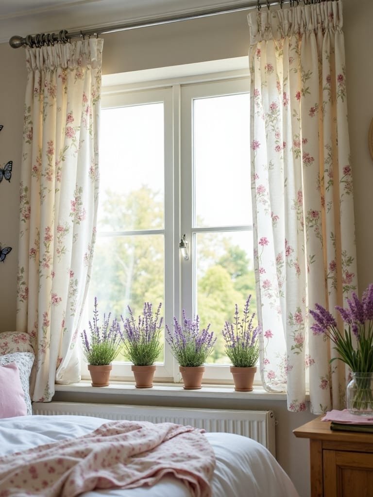 nature inspired window decor