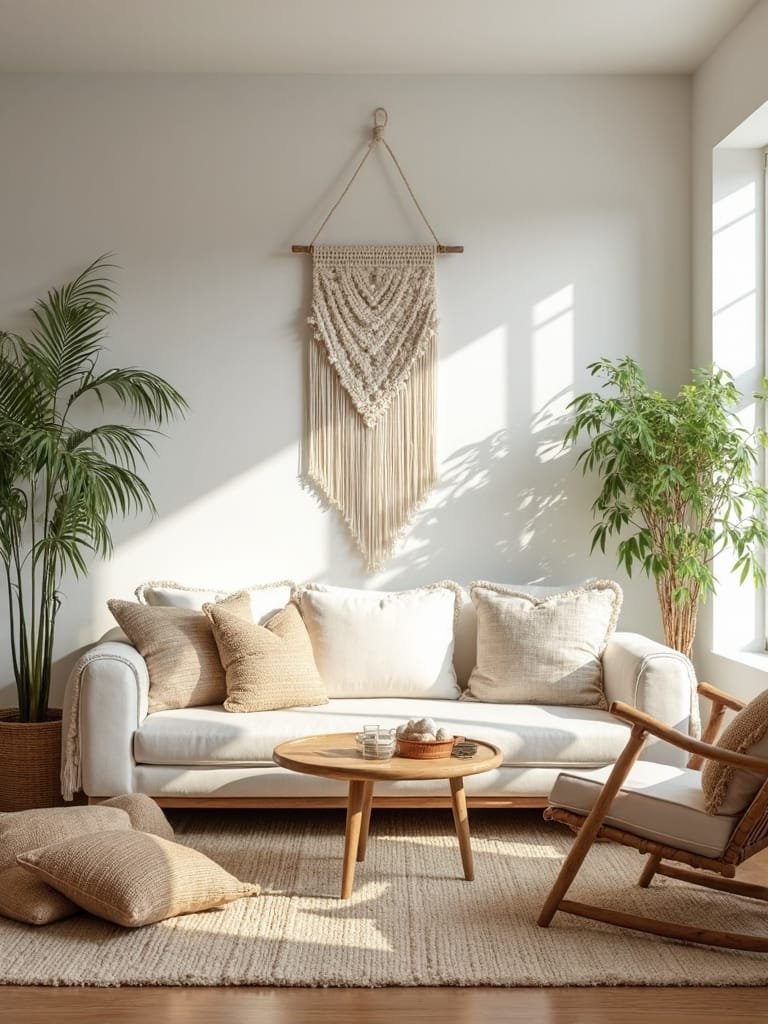 neutral white wall foundation